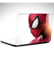 Spider Man Beyaz Laptop Sticker 13 İnch (34X24CM)
