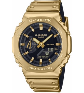 Casio GM-2100YMG-9ADR Quartz Analog/Dijital Siyah Kadran 20 ATM 44 mm Erkek Kol Saati