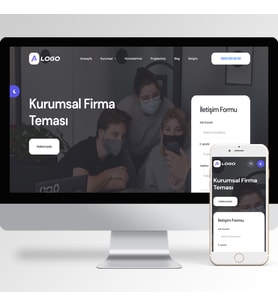 Hazır Kurumsal Web Sitesi Yazılımı V87