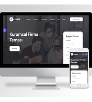 Hazır Kurumsal Web Sitesi Yazılımı V87