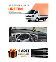 KİA K2500 K2700 (2004-2019) Uyumlu Torpido Koruma Örtüsü Oto Kılıfı - Siyah