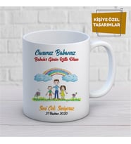 Kişiye Özel İsim Yazılabilir Canım Babamız Babalar Günün Kutlu Olsun Kupa Bardak