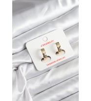 14K Gold Renk Kaplama CM Kadın Küpe - TJ-BKP11408