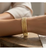 XUPİNG JEWELRY DALGALI AJDA BİLEZİK