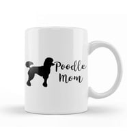 Poodle Mom 019 Kupa Bardak Porselen
