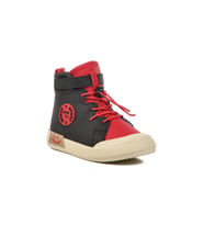 Walkway Siyah-Kırmızı Unisex Bilek Boy Çocuk Sneaker Walkway 17-B