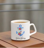 İsme Özel Çapa Temalı Espresso Bardak