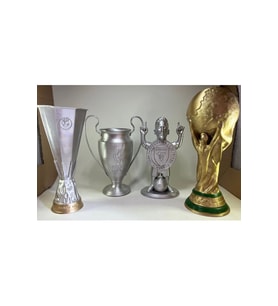 Fifa Uefa Messi 4'lü Kupa Seti 20 cm set