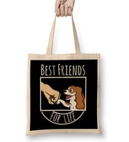 Cavalier King Charles Spaniel Best Friends For Life Bez Çanta Uzun Saplı