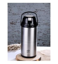 Cooker 4,5 Litre İnox Pompalı Çelik Termos CKR-2009 Siyah