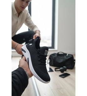 Enoch Ortopedik Bağcıksız Görünümlü Örgülü Sneaker