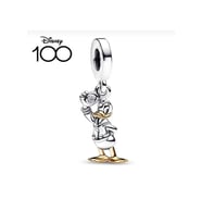 DISNEY, 100. YILDÖNÜMÜ DONALD DUCK DANGLE CHARM (Gümüş)
