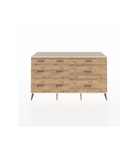 Kronos Konsol 9 Çekmeceli  176x59x99 Aytaşı-Aytaşı/Çam
