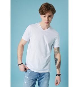 Loft LF 2029279 M TSS Beyaz Erkek T-Shirt LF2029279