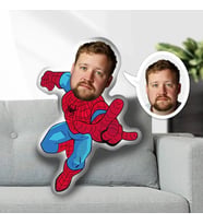 Kişiye Özel Örümcek Adam Spiderman Şekilli Maskot Yastık