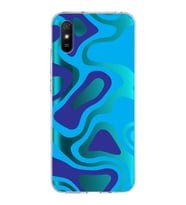 Xiaomi Redmi 9A Uyumlu Kapak Renkli Desen Tasarımlı Şeffaf Silikon Kılıf