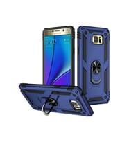 Samsung Galaxy Note 5 Uyumlu Kılıf Zore Vega Kapak (Mavi)