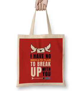 Sarcasm Funny Quote Valentine s Day For Lover Or Boyfriend Girlfriend Bez Çanta Uzun Saplı
