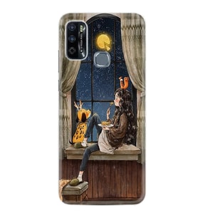 Infınıx Hot 9 Play Kılıf Resimli Desenli Baskılı Silikon Kılıf Ananas Camera Glass 1358