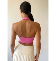 EXALTED Kadın Spor Pembe Bra