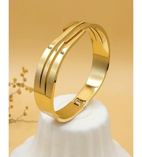 Linea Gold Çelik Kelepçe Bileklik