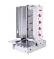 Işıkgaz Silver Tüplü 4 Radyanlı Alttan Motorlu Döner Ocağı (Gri)