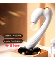 Do it Love -3 Mod Klitoris Emme Simülatörü - 7 Güçlü Titreşim Modu - Su Geçirmez Vibratör - Keseli (STD)