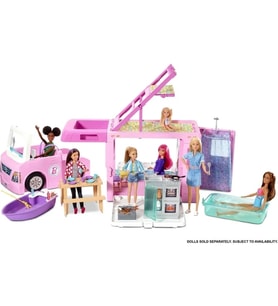 Barbie'nin Üçü Bir Arada Rüya Karavanı GHL93 (Çok Renkli)