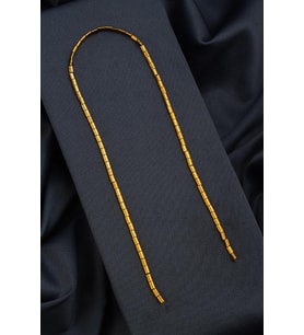 Hematit Doğal Taş Parlak Gold Silindir Kesim 3x5mm Dizi [AA]