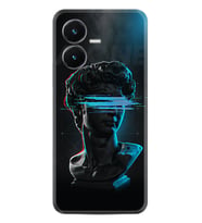 Vivo Y22S Kılıf Silikon Desen Özel Seri Alone 1668
