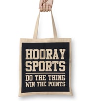 Hooray Sports Do The Thing Win The Points Sloga Bez Çanta Uzun Saplı