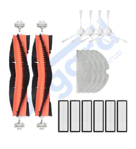 Dreame F9 - Z10 Pro Uyumlu 2 Ana Fırça 4 Yan Fırça 6 Filtre 4 Mop PKT-iasgf0001061