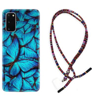 Samsung A02S A03S A10 A12 A13 A21S A22 Kılıf Boyun Asklı Rasta Silikon Owl 1351