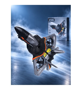 4DRC STNRL Raptor 4D‑V17 Uzaktan Kumandalı Savaş Uçağı Drone 2.4 GHz 4 Motorlu 14+ Yaş