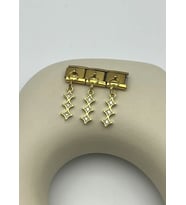 Çelik Gold Taşlı Sallantılı Nomi Charm - 25crm76