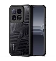 Dux Ducis 14 Pro Aimo Series Premium Buzlu Sert PC-TPU Kılıf-(5775) — Renk: Siyah