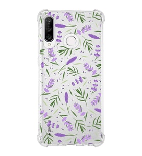 PrintiFy Huawei P30 Lite Uyumlu Water Color 3 Baskılı Şeffaf Köşe Korumalı Antişok Kılıf