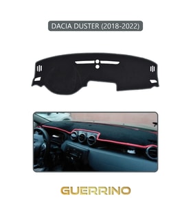 DACIA DUSTER 2018-2022TORPİDO KORUMA HALISI GRİ KENAR