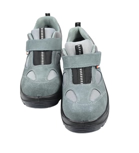 SİA ÇANTA ORJİNAL MEKAP AİR COOLED MEMORY FOAM TABAN BAGCIKLI VE CIRTLI KALİTELİ DEMİR BURUNLU İŞ AYAKABISI (Gri)