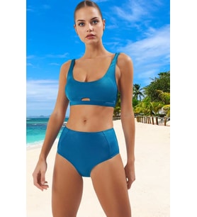 Parlak Bikini Takımı Özel Tasarım Hızlı Kuruyan Yüksek Konfor Plaj Ve Havuz İçin (Çok Renkli)
