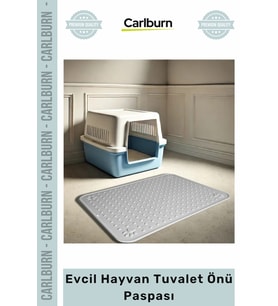 Özel Üretim Kaymaz PVC Yıkanabilir Kedi Köpek Kum Tutucu Hijyenik Evcil Hayvan Tuvalet Önü Paspası