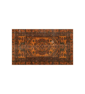 Benzersiz Eskitme El Yapımı Halı 145x251 cm 9673