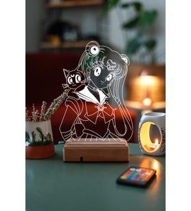 Sailor Moon Usagi Tsukino 16 Renk Gece Lambası