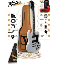 Midex SG-Special-WH Profesyonel SG Kasa HH Elektro Gitar Seti Beyaz
