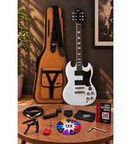 Midex SG-Special-WH Profesyonel SG Kasa HH Elektro Gitar Seti Beyaz
