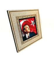 Atatürk Baskılı MDF Tablo