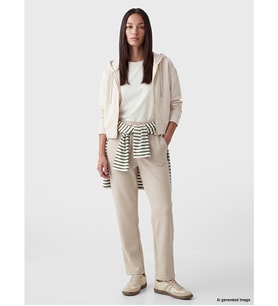 LCW EVERYDAY Bej Düz Fit Kadın Eşofman Altı