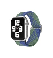 Uray store Apple Watch 38mm Star Kordon - Yeşil-Lacivert