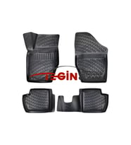 Citroen C4 2006 3D Havuzlu Paspas Siyah
