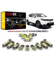 Nissan Qashqai J11 LED İç Aydınlatma Ampul Seti FEMEX Parlak Beyaz